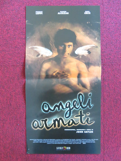 MEN WITH GUNS ITALIAN LOCANDINA POSTER FEDERICO LUPPI DAMIAN ALCAZAR 1997 Rendezvous Cinema Movie posters