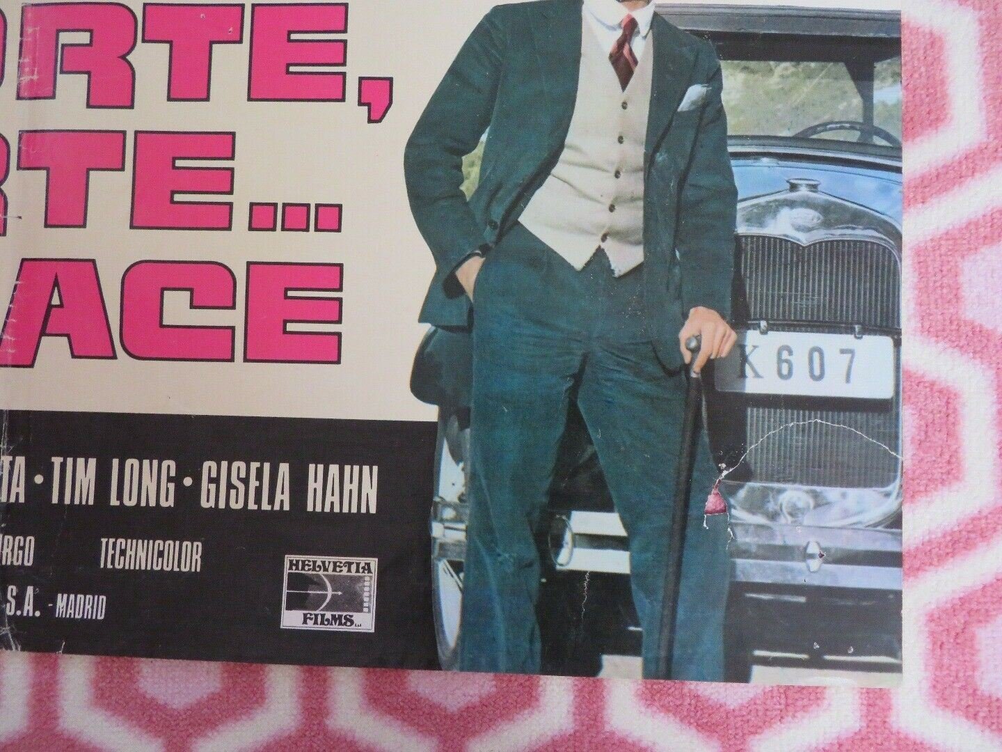 MENA FORTE, PUI' FORTE.. HE MI PIACE ITALIAN FOGLIO POSTER MARK DAMON 1974 Movie posters