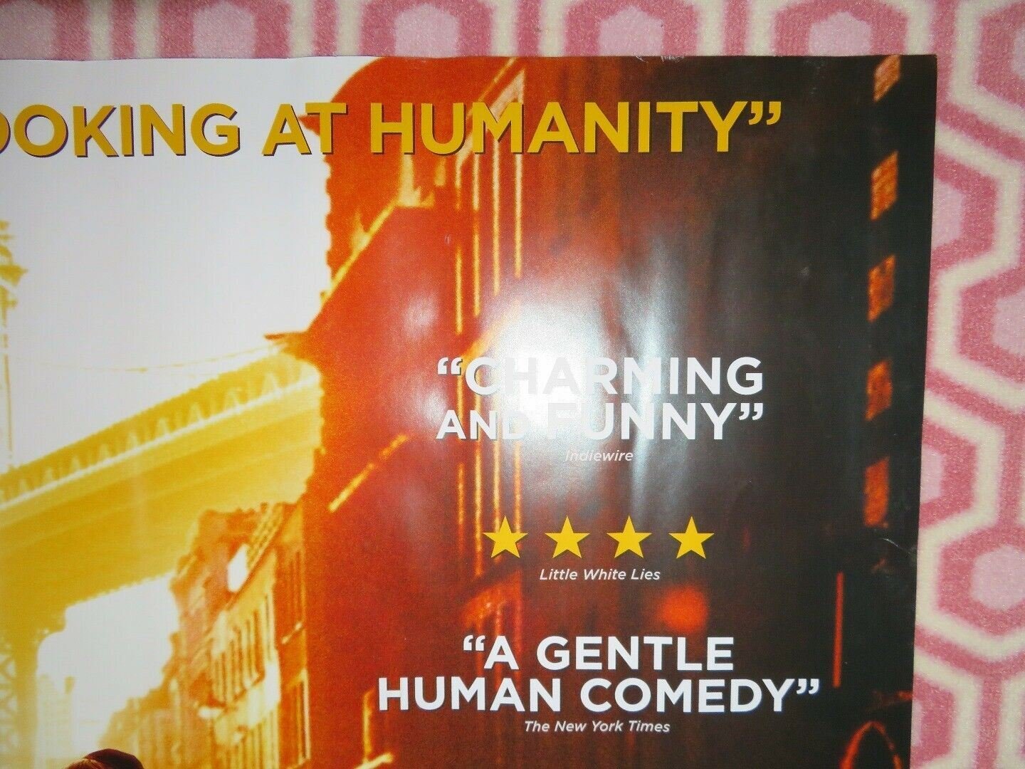 MENASHE QUAD (30"x 40") ROLLED POSTER JEWISH FILM 2017 Movie posters