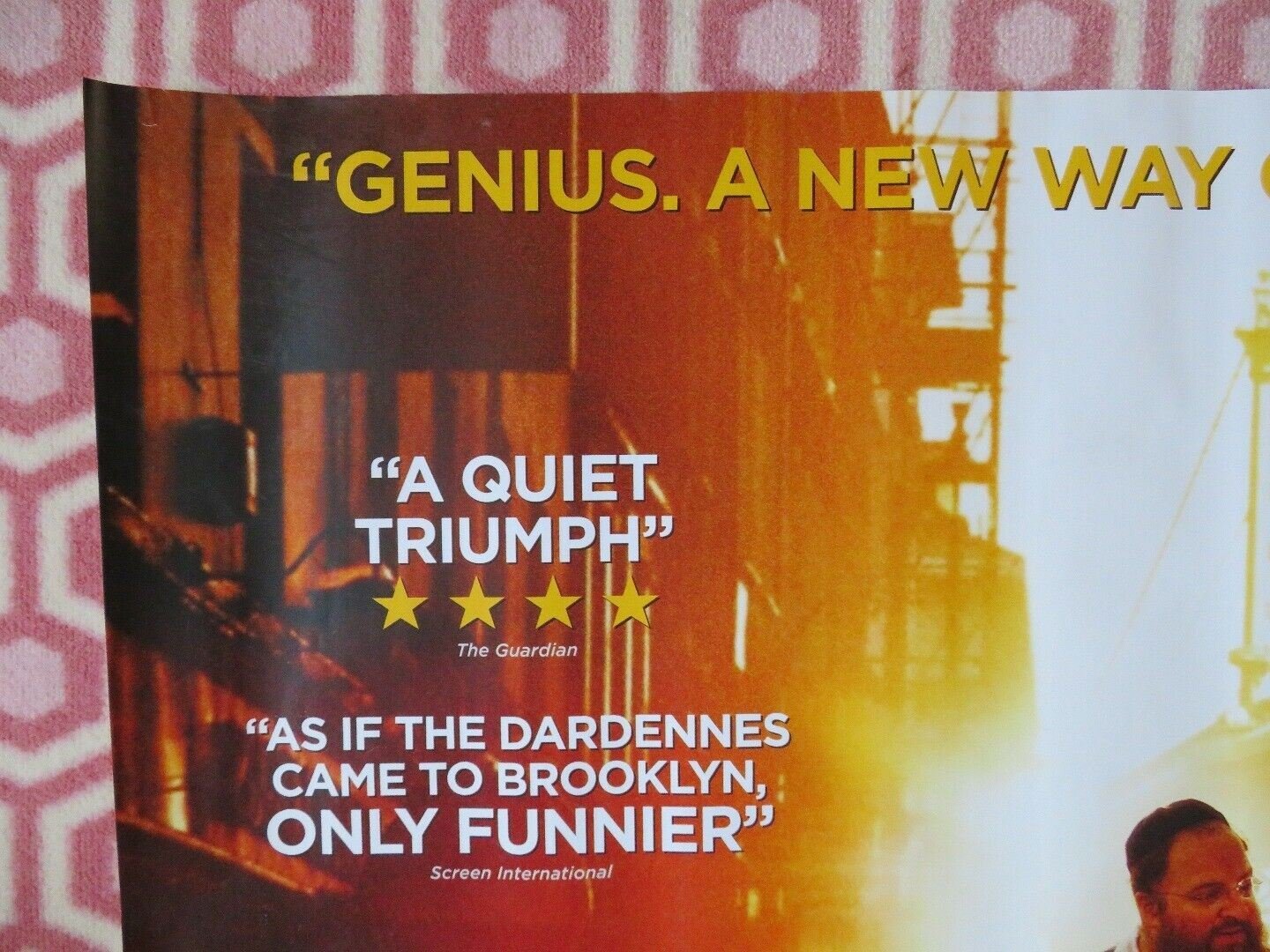 MENASHE QUAD (30"x 40") ROLLED POSTER JEWISH FILM 2017 Movie posters