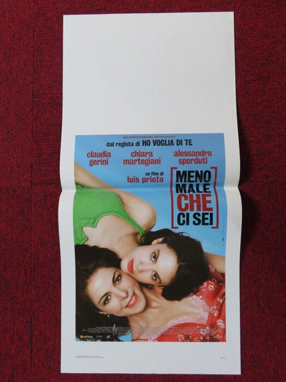 MENO MALE CHE CI SEI ITALIAN LOCANDINA (27.5"x13") POSTER CLAUDIA GERINI 2009 Movie posters