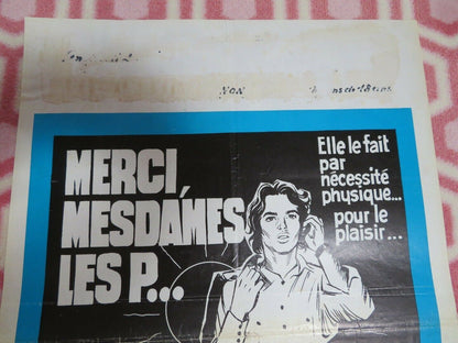 MERCI, MESDAMES LES P../ Grazie signore p... BELGIUM (21.5"x 14) POSTER 1972 Movie posters