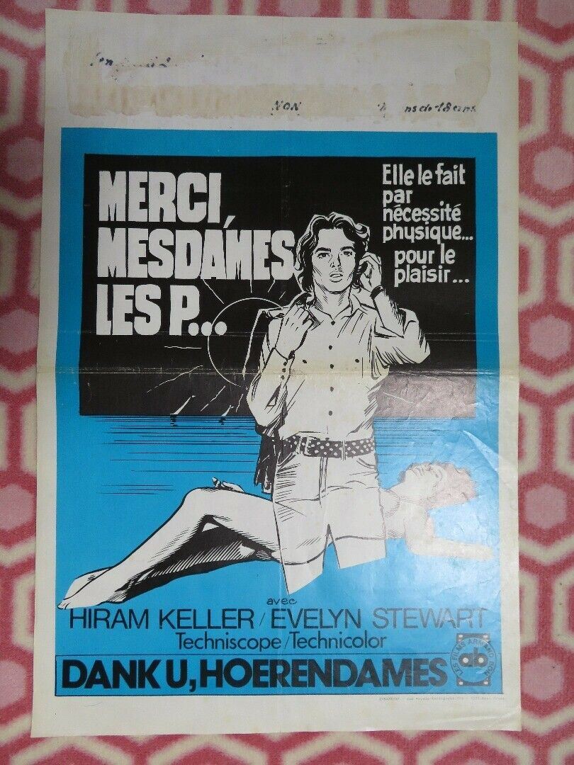 MERCI, MESDAMES LES P../ Grazie signore p... BELGIUM (21.5"x 14) POSTER 1972 Movie posters