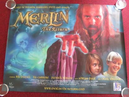 MERLIN: THE RETURN UK QUAD (30"x 40") ROLLED POSTER RIK MAYALL BERGIN 2000 Rendezvous Cinema Movie posters