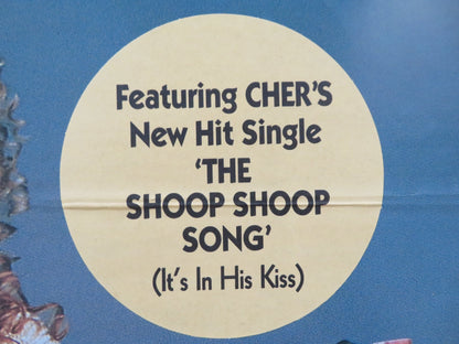 MERMAIDS UK QUAD POSTER FOLDED CHER BOB HOSKINS WINONA RYDER 1990 Rendezvous Cinema Movie posters