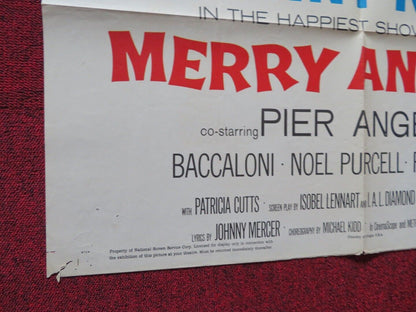 MERRY ANDREW FOLDED US ONE SHEET POSTER DANNY KAYE PIER ANGELI 1958 Movie posters