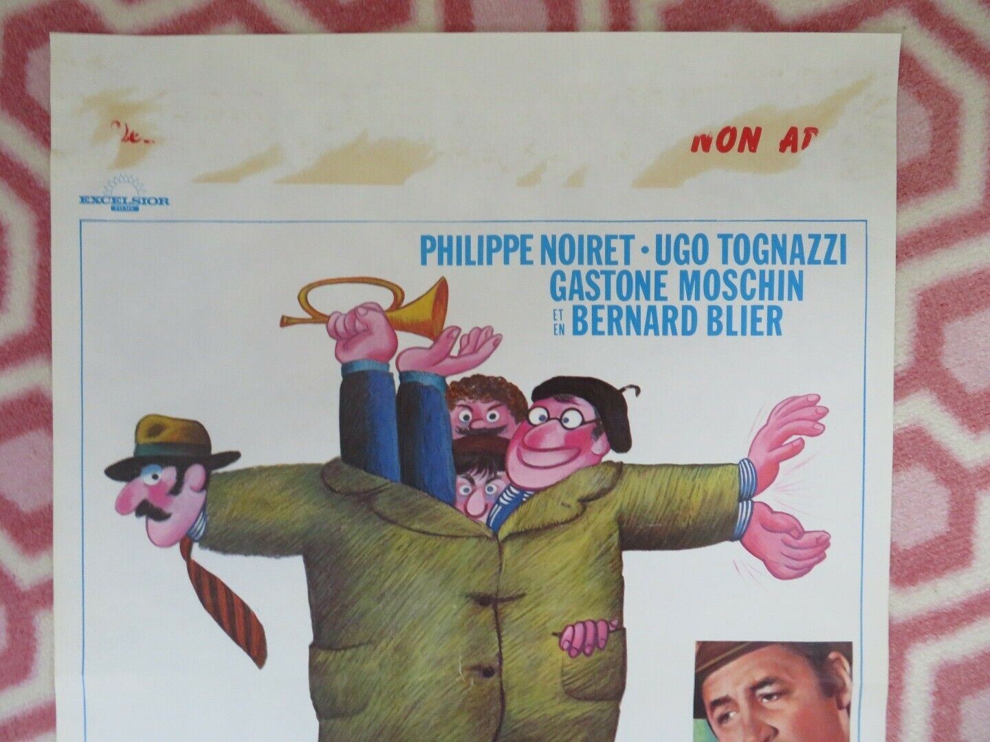 MES CHERS AMIS/ Amici miei BELGIUM (21.5"x14") POSTER PHILIPPE NOIRET 1975 Movie posters