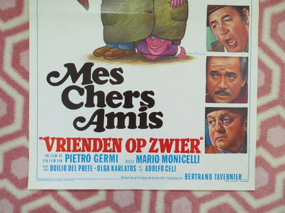 MES CHERS AMIS/ Amici miei BELGIUM (21.5"x14") POSTER PHILIPPE NOIRET 1975 Movie posters