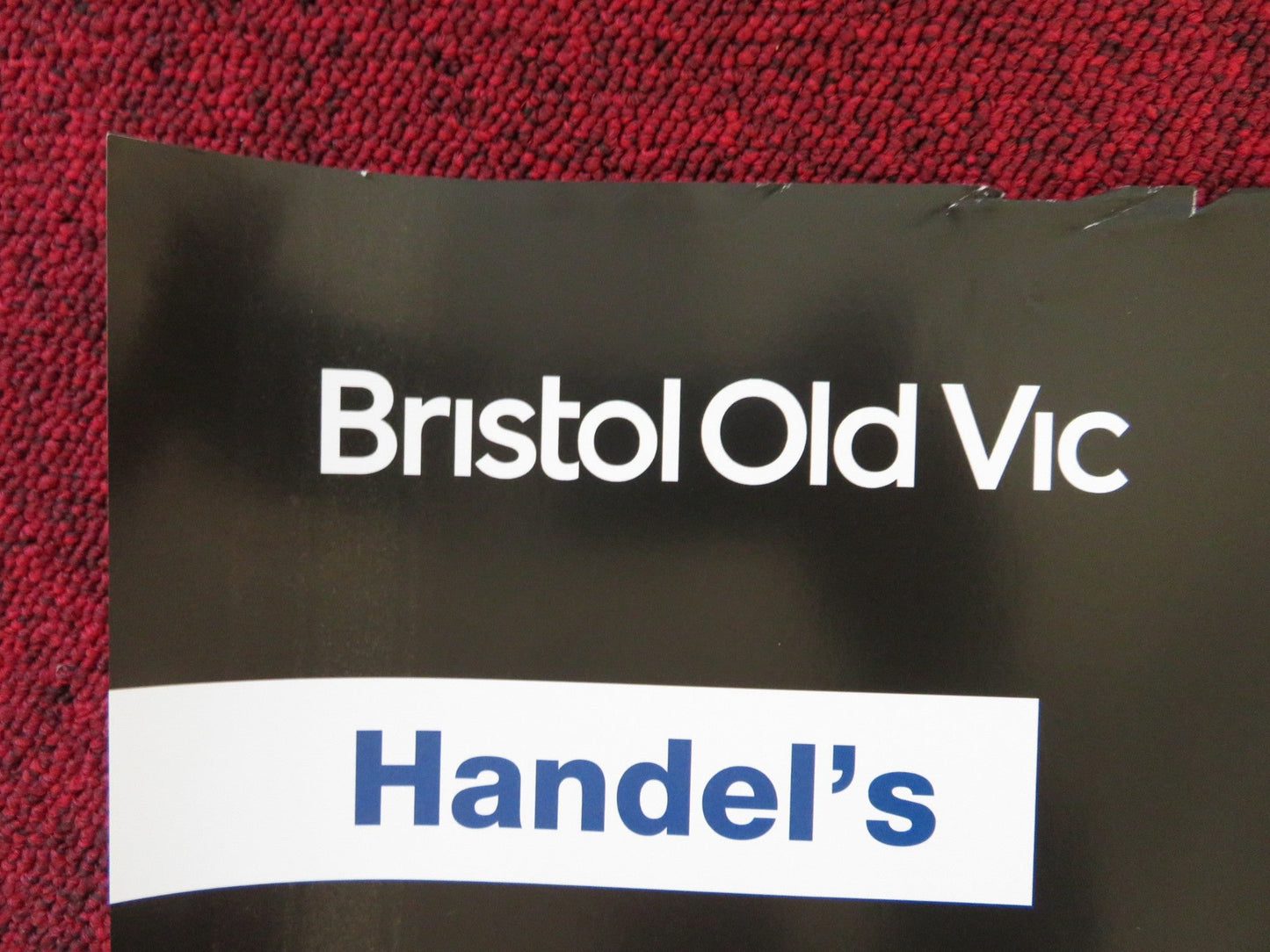 MESSIAH THE OLD VIC BRISTOL UK QUAD (30"x 40") ROLLED POSTER 2017 Rendezvous Cinema Movie posters