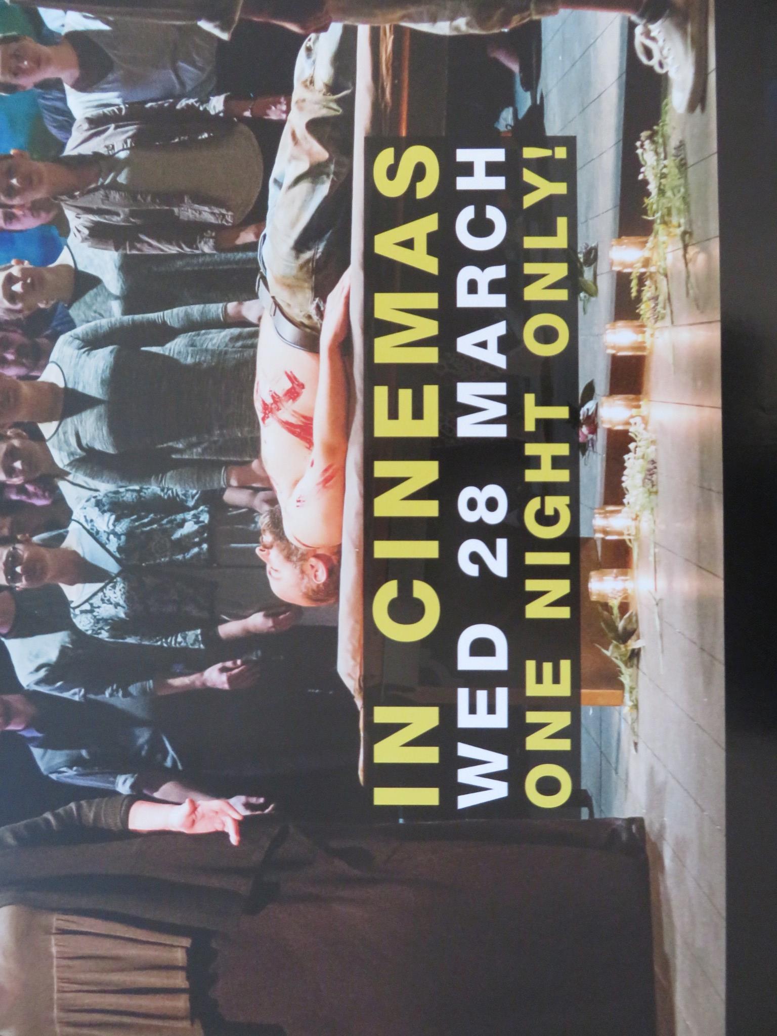 MESSIAH THE OLD VIC BRISTOL UK QUAD (30"x 40") ROLLED POSTER 2017 Rendezvous Cinema Movie posters