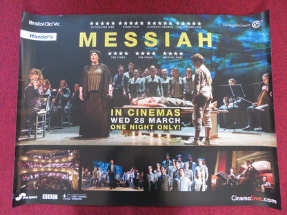 MESSIAH THE OLD VIC BRISTOL UK QUAD (30"x 40") ROLLED POSTER 2017 Rendezvous Cinema Movie posters