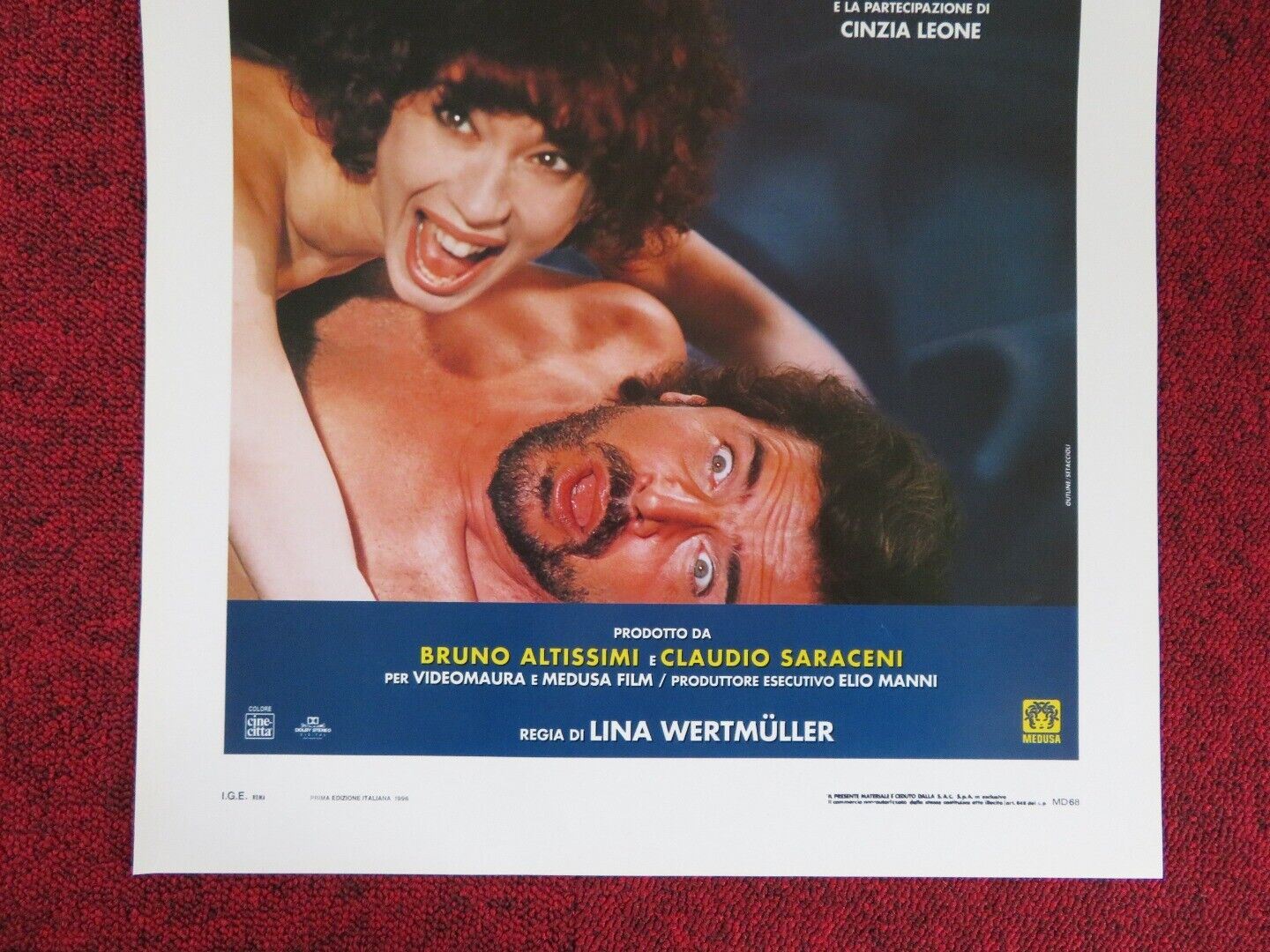 METALMECCANICO E PARRUCCHIERA... ITALIAN LOCANDINA (27.5"x13") POSTER 1996 Movie posters