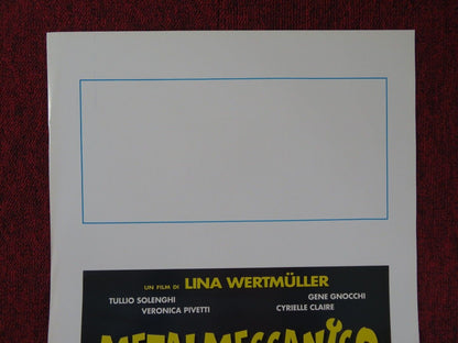 METALMECCANICO E PARRUCCHIERA... ITALIAN LOCANDINA (27.5"x13") POSTER 1996 Movie posters
