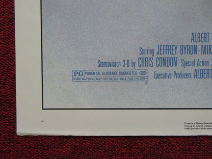 METALSTORM: THE DESTRUCTION OF JARED - SYN FOLDED US ONE SHEET POSTER 1983 Movie posters