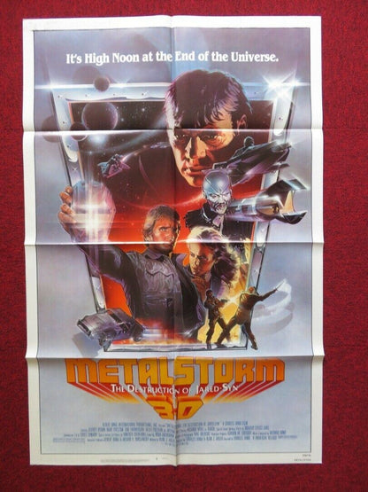 METALSTORM: THE DESTRUCTION OF JARED - SYN FOLDED US ONE SHEET POSTER 1983 Movie posters