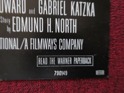 METEOR FOLDED US ONE SHEET POSTER SEAN CONNERY NATALIE WOOD 1979 Movie posters