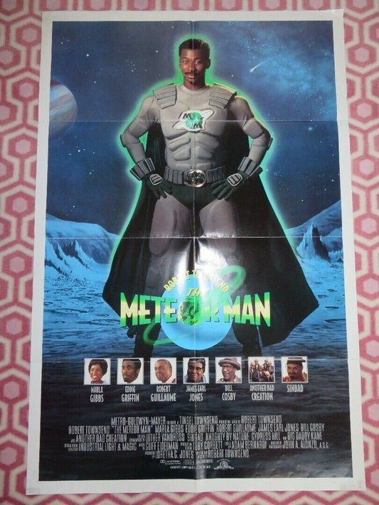 METEOR MAN FOLDED US ONE SHEET POSTER ROBERT TOWNSEND 1993 Movie posters