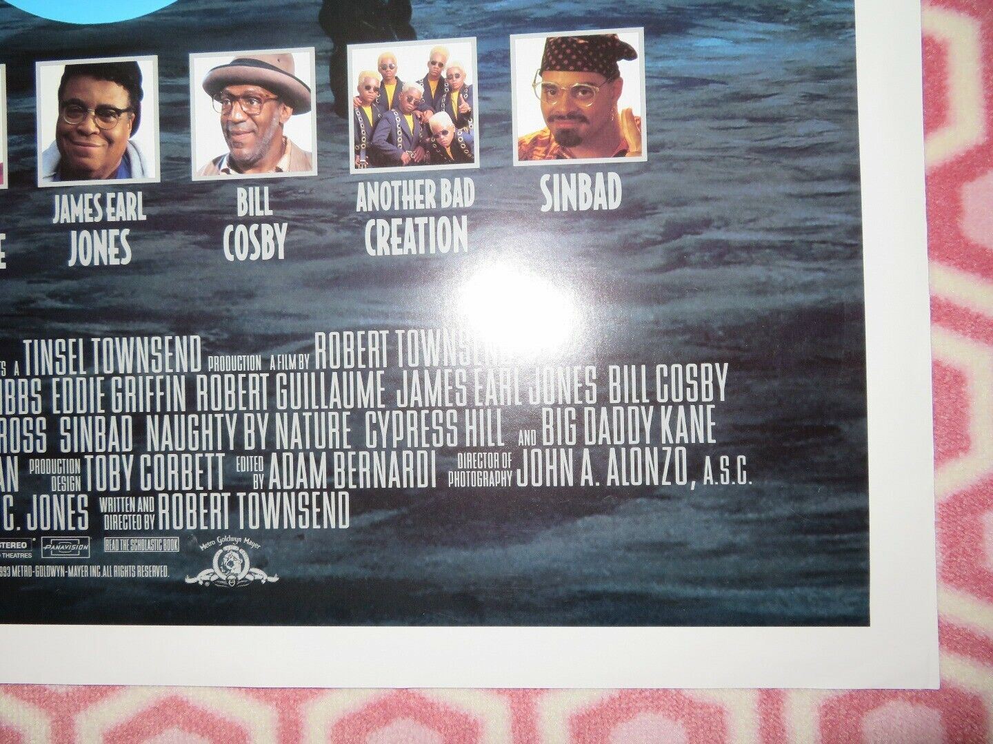 METEOR MAN ONE SHEET ROLLED POSTER JAMES EARL JONES MARLA GIBBS 1993 Movie posters