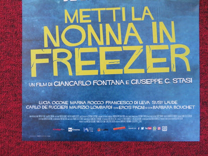 METTI LA NONNA IN FREEZER ITALIAN LOCANDINA (26.5"x12.5") POSTER M LEONE 2018 Movie posters