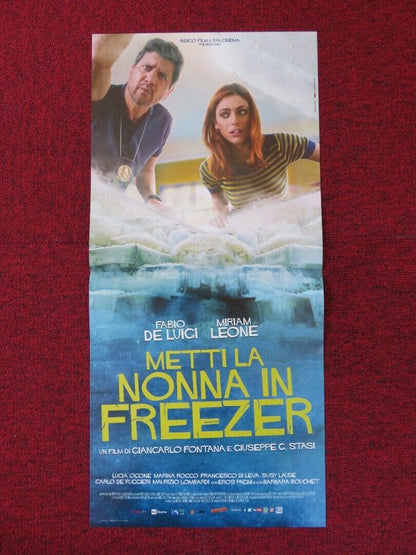 METTI LA NONNA IN FREEZER ITALIAN LOCANDINA (26.5"x12.5") POSTER M LEONE 2018 Movie posters
