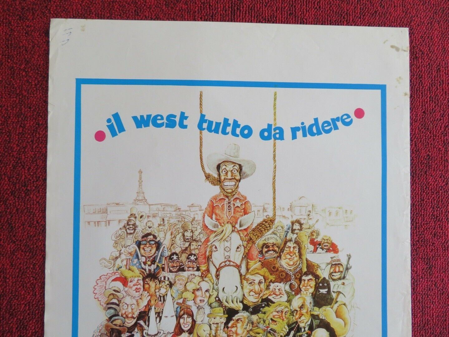 MEZZOGIORNO E MEZZO DI FUOCHO ITALIAN LOCANDINA (27.5"x13.5") POSTER 1967 Movie posters