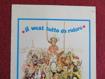 MEZZOGIORNO E MEZZO DI FUOCHO ITALIAN LOCANDINA (27.5"x13.5") POSTER 1967 Movie posters