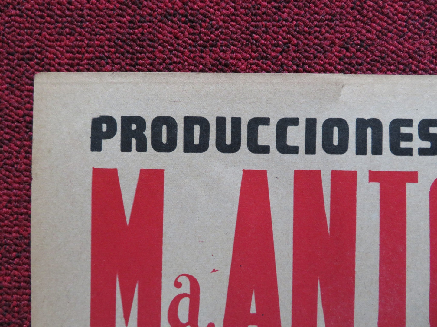 MI NOCHE DE BODAS FOLDED MEXICAN POSTER LUPITA ALDAY PINO BARATTI 1955 Rendezvous Cinema Movie posters