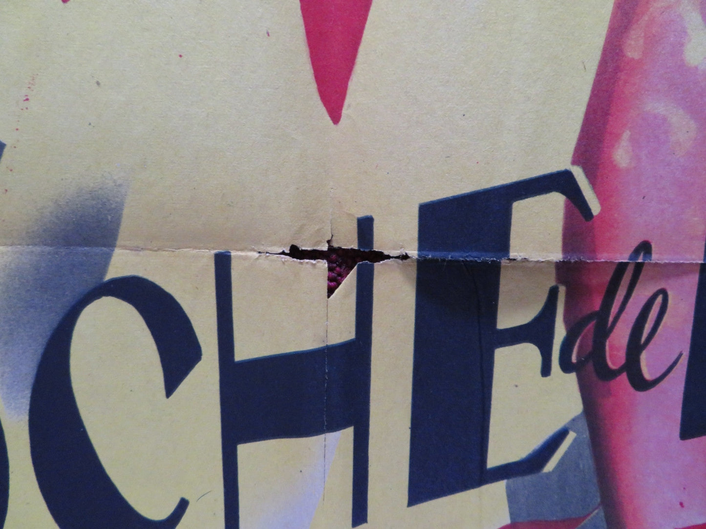 MI NOCHE DE BODAS FOLDED MEXICAN POSTER LUPITA ALDAY PINO BARATTI 1955 Rendezvous Cinema Movie posters