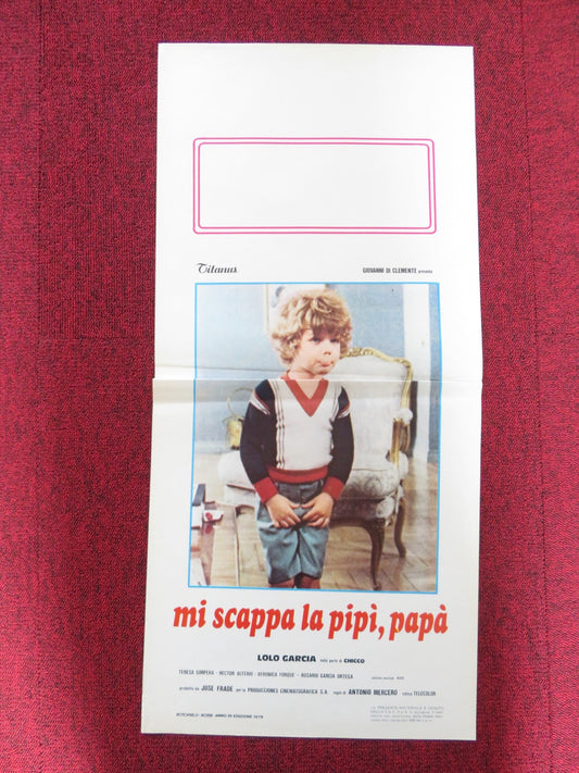 MI SCAPPA LA PIPI PAPA ITALIAN LOCANDINA POSTER LOLO GARCIA TERESA GIMPERA 1979 Rendezvous Cinema Movie posters