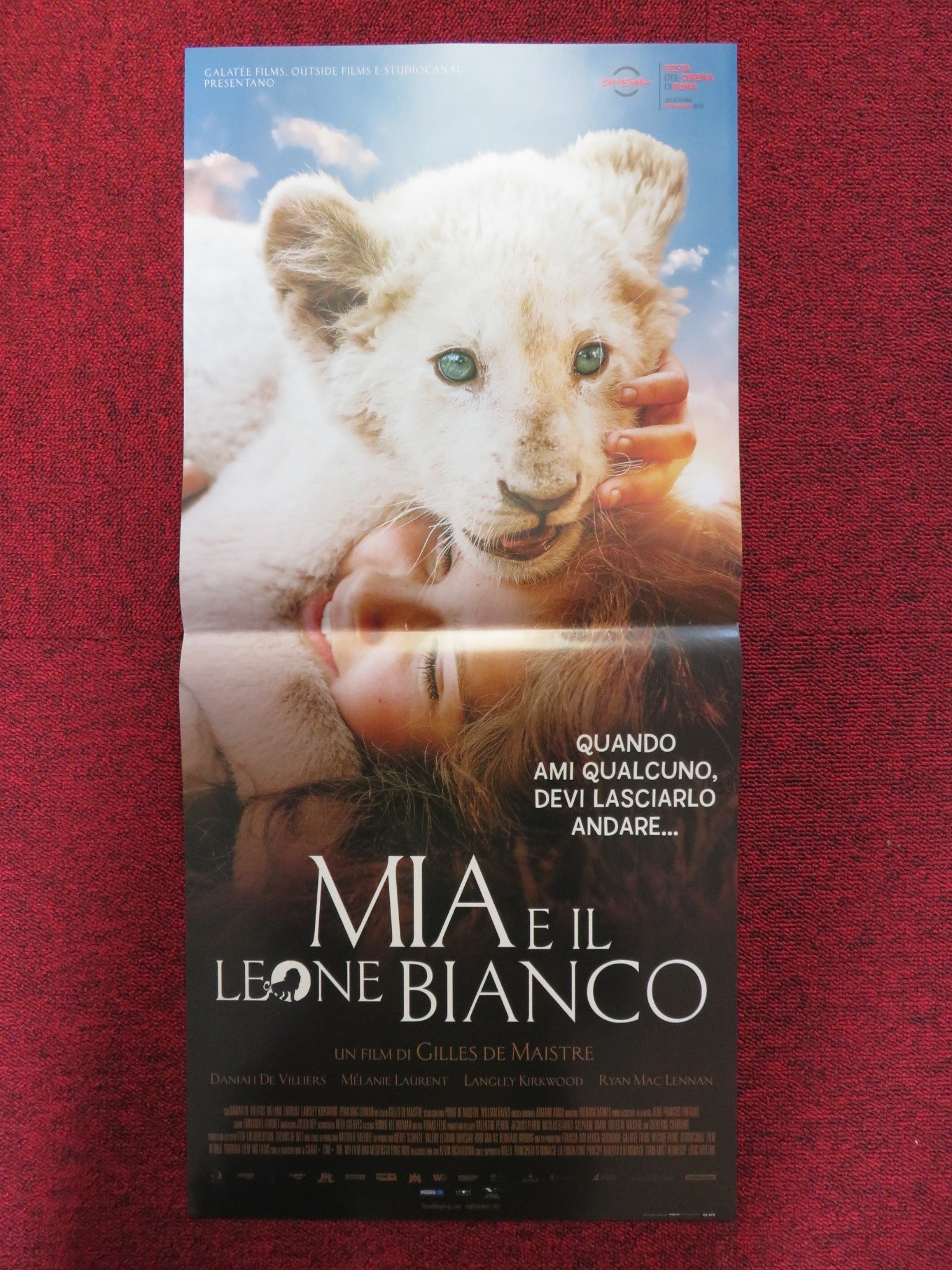 MIA AND THE WHITE LION ITALIAN LOCANDINA POSTER DANIAH DE VILLIERS 2018 Rendezvous Cinema Movie posters