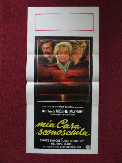 MIA CASA SCONOSCIUTA ITALIAN LOCANDINA POSTER SIMONE SIGNORET J. ROCHEFORT 1980 Rendezvous Cinema Movie posters
