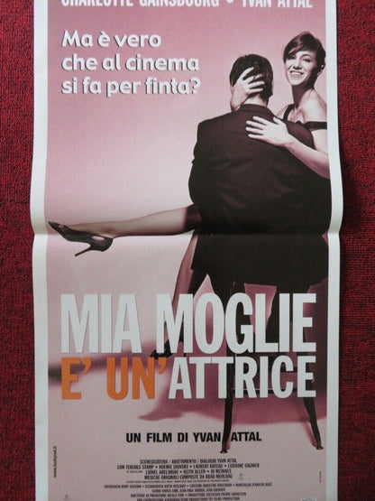 MIA MOGLIE E' UN'ATTRICE ITALIAN LOCANDINA (27.5"x13") POSTER YVAN ATTAL 2003 Movie posters