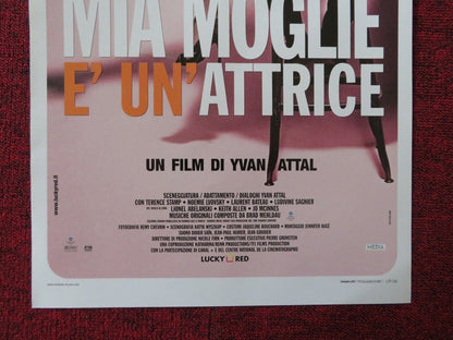 MIA MOGLIE E' UN'ATTRICE ITALIAN LOCANDINA (27.5"x13") POSTER YVAN ATTAL 2003 Movie posters