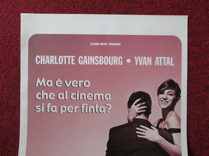 MIA MOGLIE E' UN'ATTRICE ITALIAN LOCANDINA (27.5"x13") POSTER YVAN ATTAL 2003 Movie posters