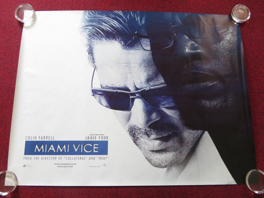 MIAMI VICE UK QUAD (30"x 40") ROLLED POSTER COLIN FARRELL JAMIE FOXX 2006 Rendezvous Cinema Movie posters