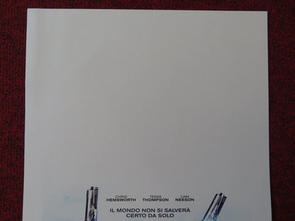 MIB INTERNATIONAL ITALIAN LOCANDINA (27.5"x13") POSTER CHRIS HEMSWORTH 2019 Movie posters