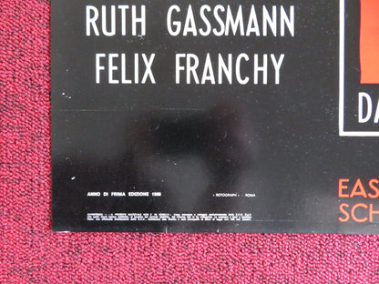 MICHAEL AND HELGA - A ITALIAN FOGLIO POSTER RUTH GASSMAN FELIX FRANCHY 1968 Rendezvous Cinema Movie posters