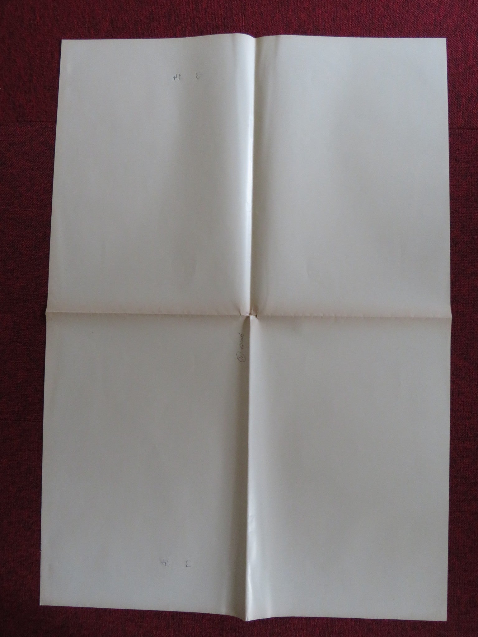 MICHAEL AND HELGA - A ITALIAN FOGLIO POSTER RUTH GASSMAN FELIX FRANCHY 1968 Rendezvous Cinema Movie posters