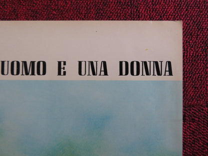 MICHAEL AND HELGA - B ITALIAN FOGLIO POSTER RUTH GASSMAN FELIX FRANCHY 1968 Rendezvous Cinema Movie posters