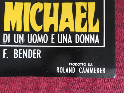 MICHAEL AND HELGA - B ITALIAN FOGLIO POSTER RUTH GASSMAN FELIX FRANCHY 1968 Rendezvous Cinema Movie posters