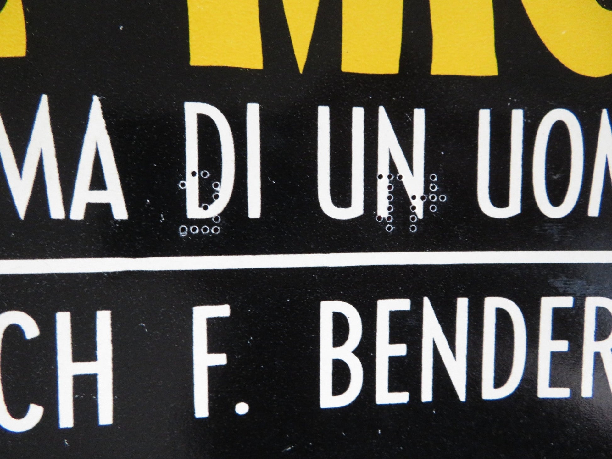 MICHAEL AND HELGA - B ITALIAN FOGLIO POSTER RUTH GASSMAN FELIX FRANCHY 1968 Rendezvous Cinema Movie posters