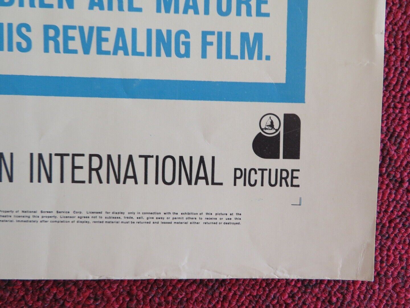 MICHAEL AND HELGA US HALF SHEET (22"x 28") POSTER RUTH GASSMANN 1969 - Rendezvous Cinema