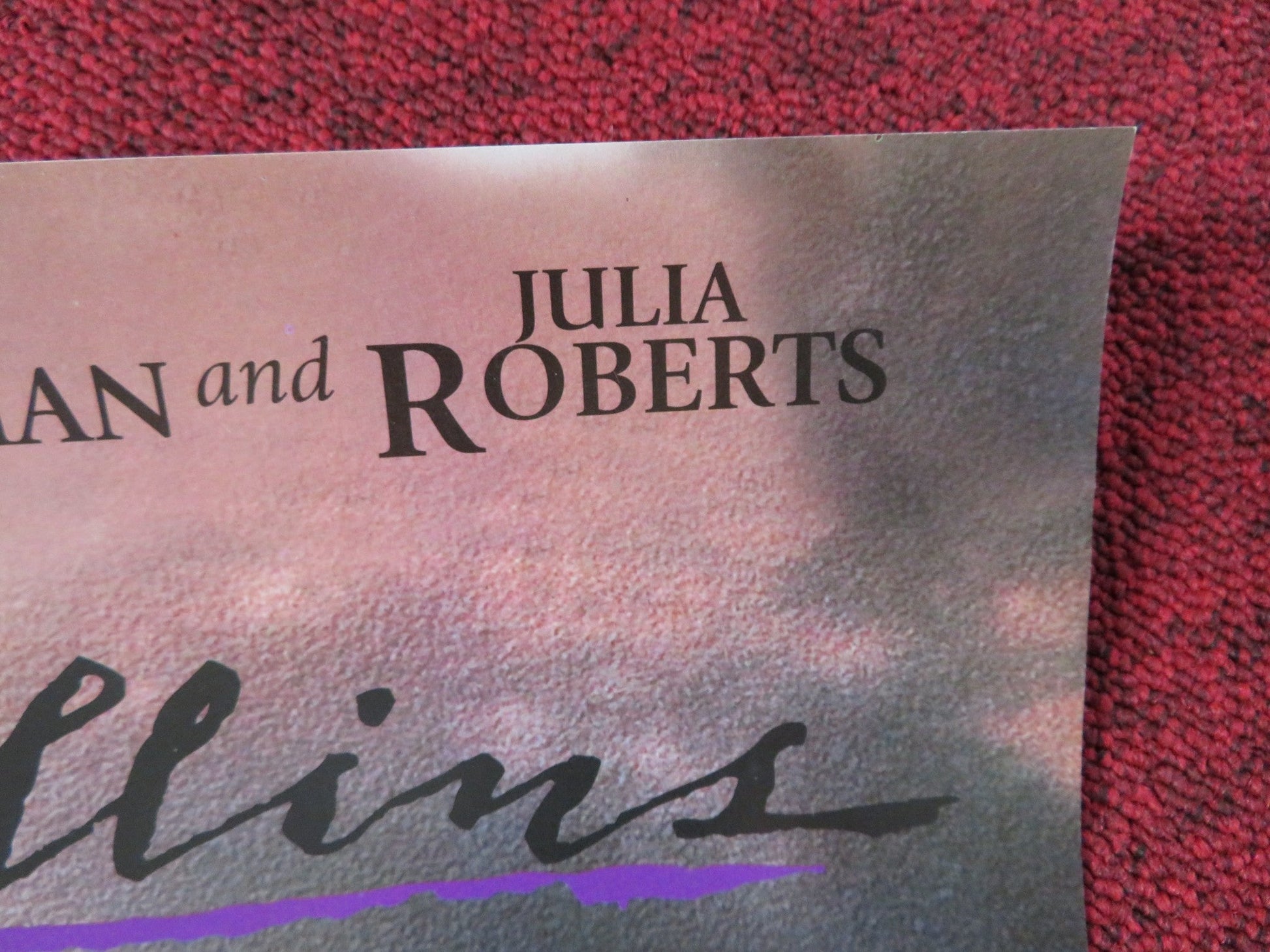 MICHAEL COLLINS VHS VIDEO POSTER LIAM NEESON AIDAN QUINN 1996 Rendezvous Cinema Movie posters