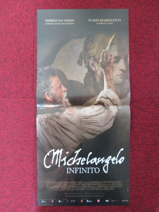 MICHELANGELO INFINITO ITALIAN LOCANDINA POSTER ENRICO LO VERSO 2017 Rendezvous Cinema Movie posters