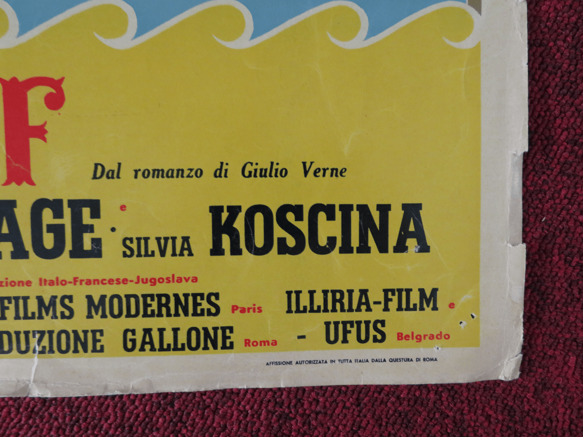 MICHELE STROGOFF ITALIAN FOTOBUSTA POSTER CURD JURGENS GENEVIEVE PAGE 1956 - Rendezvous Cinema