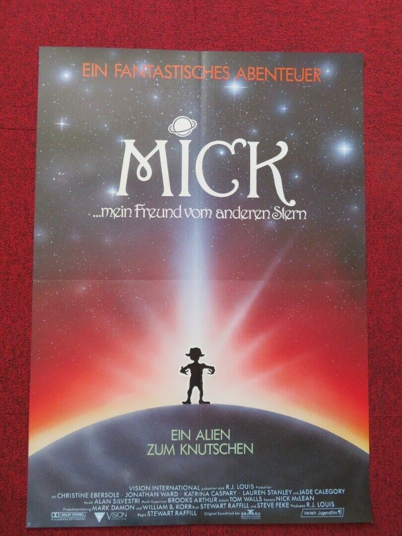 MICK / Mac and Me GERMAN A1 ROLLED POSTER CHRISTINE EBERSOLE 1988 Movie posters