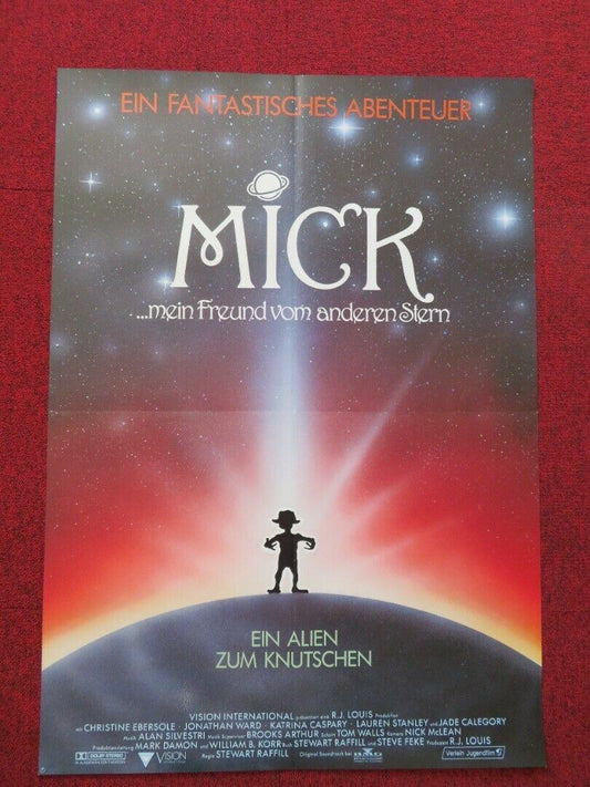 MICK / Mac and Me GERMAN A1 ROLLED POSTER CHRISTINE EBERSOLE 1988 Movie posters