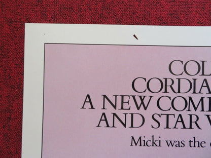 MICKI AND MAUDE FOLDED US ONE SHEET POSTER DUDLEY MOORE AMY IRVING 1984 Movie posters