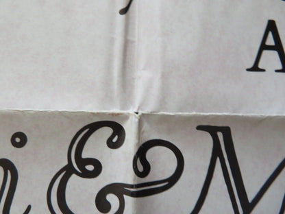 MICKI & MAUDE FOLDED US ONE SHEET POSTER BLAKE EDWARDS DUDLEY MOORE 1984 Movie posters