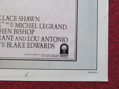 MICKI & MAUDE FOLDED US ONE SHEET POSTER BLAKE EDWARDS DUDLEY MOORE 1984 Movie posters